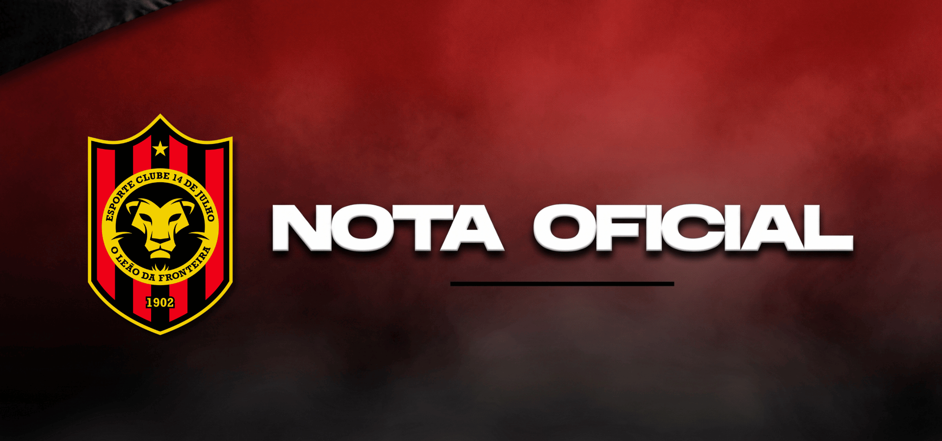 Nota Oficial do Esporte Clube 14 de Julho
